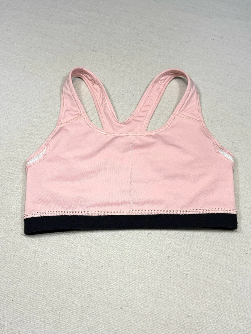 Nike Women’s Light Pink Dri-FIT Sports Bra - Size Small